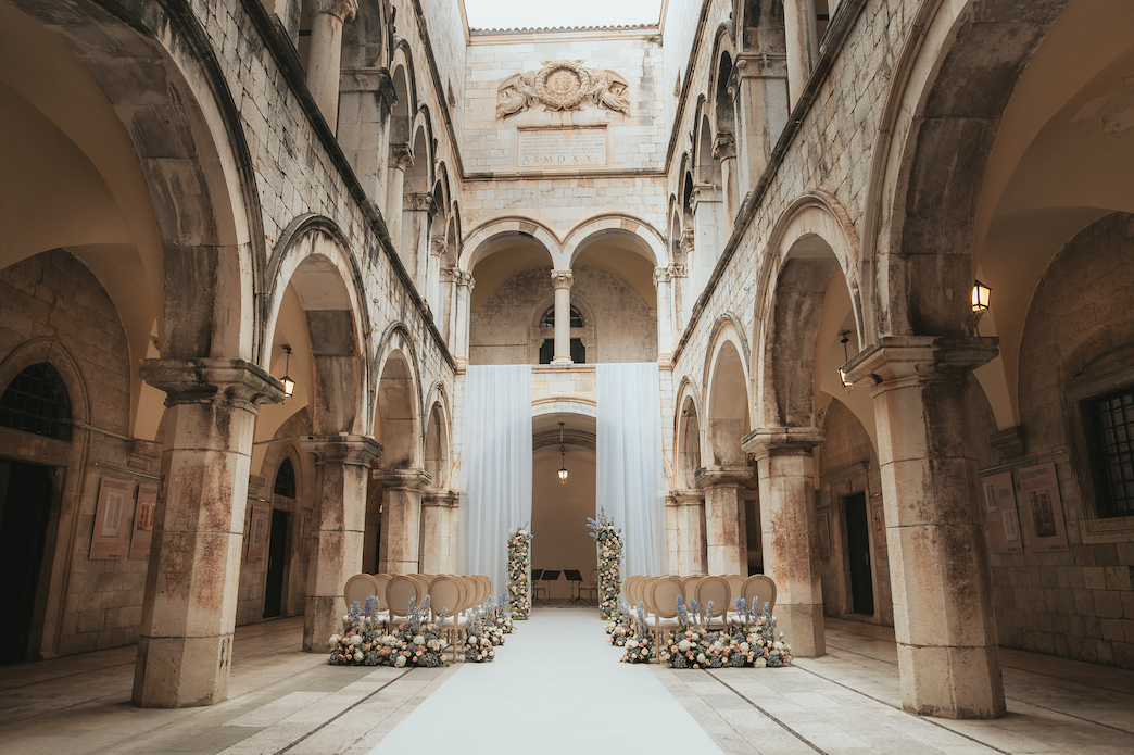 Wedding venue for rehearsal